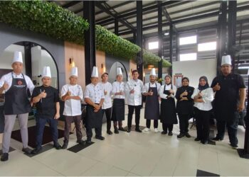 PESERTA bersiap sedia untuk menyahut cabarandi  SACC MASTA CHEP Squid Challenge 2023.