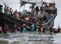 SEJUMLAH pelarian Rohingya tiba di wilayah Aceh, Indonesia. - AFP