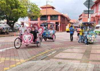 PADA Mei 2022, Ka Siong berkata, cadangan perkhidmatan tram Bandar Melaka merupakan antara inti pati perbincangan ketika hadir bertemu Mohd. Ali di Istana Melaka. - GAMBAR HIASAN