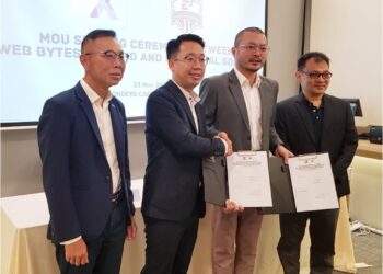 MAJLIS  Menandatangani Memorandum Persefahaman (MoU) antara Web Bytes Sdn. Bhd. dengan E3 Capital Sdn. Bhd.