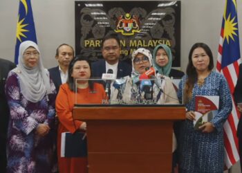 MAS Ermieyati pada sidang akhbar di pusat media di Parlimen hari ini.