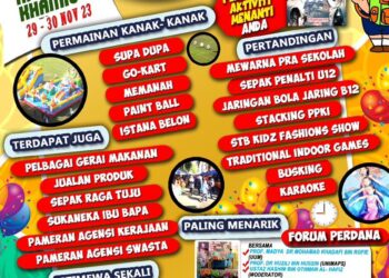 Karnival 1 Murid 1 Sukan dan Hari Kantin Sekolah Tengku Budriah (STB) 2023 akan berlangsung pada 29 dan 30 November ini.-UTUSAN