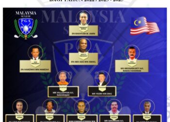 BARISAN Ahli Jawatankuasa Persatuan Profesional Golf Senior Malaysia (MSPGA) bagi tahun 2022/2023-2025.