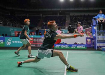 CHEN Tang Jie-Toh Ee Wei akan menentang juara dunia tiga kali, Zheng Si Wei-Huang Ya Qiong dalam suku akhir Kejohanan Masters Kumamoto, Jepun hari ini. - UTUSAN/SHIDDIEQIN ZON
