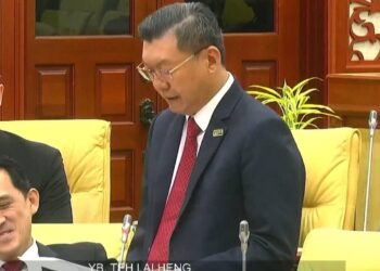 TEH Lai Heng pada sidang DUN Pulau Pinang hari ini.