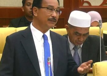 ZULKEFLI Bakar pada sidang DUN Pulau Pinang hari ini.