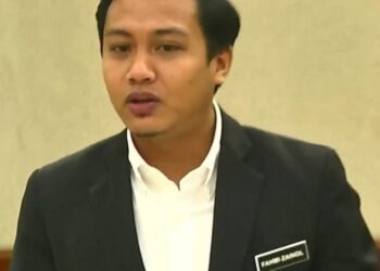 FAHMI Zainol pada sidang DUN Pulau Pinang hari ini.