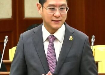 ZAIRIL Khir Johari pada sidang DUN Pulau Pinang hari ini.