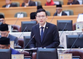 LEE TING HAN menggulung perbahasan pada Sidang DUN Johor di Kota Iskandar, Iskandar Puteri.