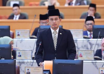 MOHD. FARED MOHD. KHALID menggulung perbahasan pada Sidang DUN Johor di Kota Iskandar, Iskandar Puteri.