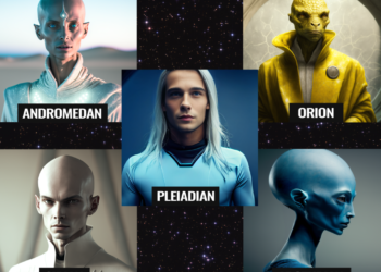 PERSEKUTUAN Galaksi dianggotai makhluk asing dari pelbagai gugusan bintang termasuk Pleiadian, Arcturian, Andromedan, Sirian, Orion dan banyak lagi. – X KABAMUR