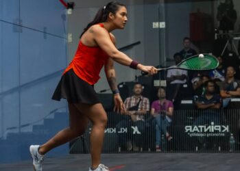 Rachel Arnold jadi wakil tunggal Malaysia yang akan berentap di final Kejohanan Piala Skuasy Malaysia di Seremban, Negeri Sembilan esok - (FOTO: ihsan PSA World Tour)