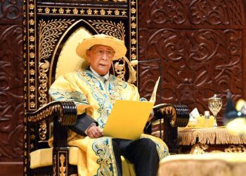 SULTAN Sallehuddin Sultan Badlishah bertitah pada Majlis Konvokesyen Ke-36 Universiti Utara Malaysia (UUM) di Dewan Mu’adzam Shah, UUM, Sintok di Kubang Pasu, Kedah hari ini.