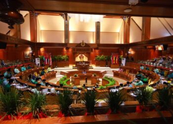 PERSIDANGAN Kali Kedua (Belanjawan) Bagi Tempoh Penggal Pertama Dewan Undangan Negeri (DUN) Kelantan ke-15 di Kompleks Kota Darulnaim, Kota Bharu, Kelantan hari ini.