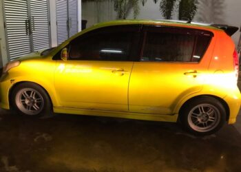 KERETA yang dinaiki mangsa di Kota Bharu, Kelantan-IHSAN POLIS