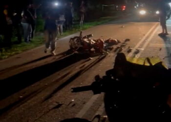 KEMALANGAN yang mengakibatkan dua penunggang motosikal maut di Jalan Bukit Kuang, Bukit Jenun di Pendang.