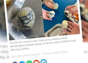 KERATAN laporan Utusan Online.