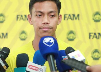 SYAHMI Safari tekad mahu meletakkan namanya dalam kesebelasan utama Harimau Malaya- foto ihsan FAM