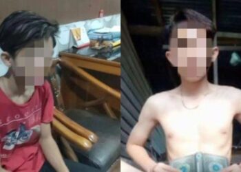 REMAJA ini ditahan pihak polis kerana dakwaan menghina agama.