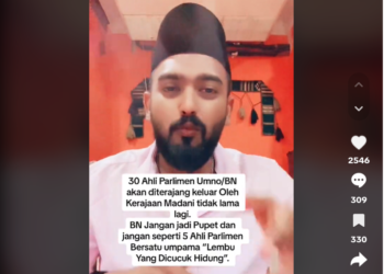 TANGKAP layar video TikTok Syed Muhammad Imran Syed Abdul Aziz.