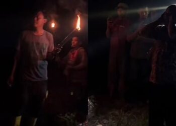 TANGKAP layar perkongsian di TikTok mengenai pencarian lelaki yang hilang di ladang kelapa sawit.