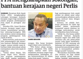 KERATAN akhbar Utusan Malaysia