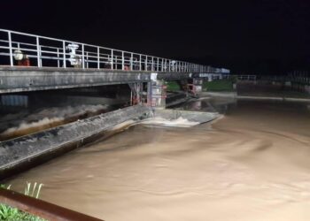 PENGELUARAN air di LRA Sungai Linggi terpaksa dihentikan selepas terdapat masalah air berbau minyak yang dikesan sejak semalam mengakibatkan beberapa kawasan di Port Dickson, Rembau dan Seremban mengalami masalah gangguan bekalan air.