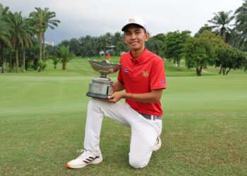 Kriangkai dari Thailand meraikan kemenangan sulungnya di peringkat antarabangsa di Kejohanan Amatur Saujana 2023