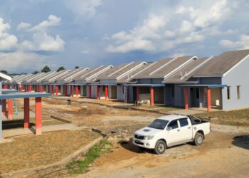 PEMBINAAN Rumah Pahang di Jengka 11 berjalan lancar dan tiada isu terbengkalai, hanya menunggu masa untuk siap sepenuhnya.