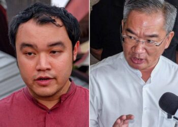 KERK CHEE YEE (kiri) dan KHOO POAY TIONG