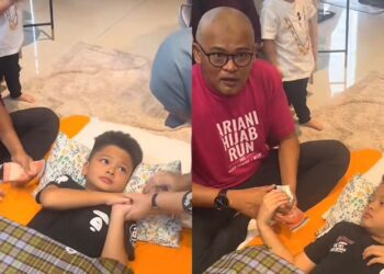 TANGKAP layar menerusi perkongsian video di TikTok milik @fiezarra25.