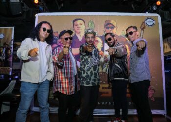KUALA LUMPUR, 25 OKTOBER 2023 - Kumpulan Exist pada pelancaran  Konsert Exists Borneo Tour di Hard Rock Kuala Lumpur. UTUSAN/AMIN AZMAN
