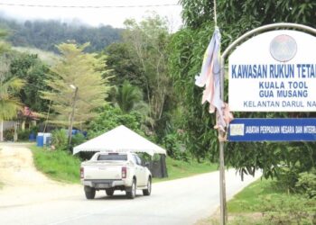 PENDUDUK hidup dalam kebimbangan selepas Kampung Kuala Tol, Gua Musang, Kelantan berdepan ancaman harimau. - UTUSAN/AIMUNI TUAN LAH