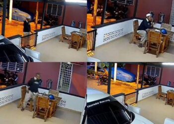 TANGKAP layar rakaman cctv yang dikong oleh Mizah Hamzah di aplikasi TikTok.
