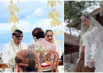 BCL dan Tiko Aryawardhana selamat bernikah di sebuah hotel mewah sebentar tadi.SUMBER MEDIA SOSIAL