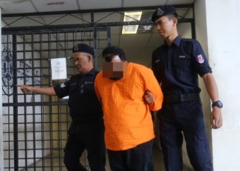 SUSPEK berusia 57 tahun yang ditahan bagi membantu siasatan kes penipuan pelaburan berjumlah RM11 juta.