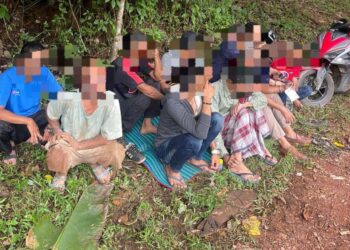 SEBAHAGIAN individu yang terlibat dengan dadah ditahan menerusi Op Tapis Bersepadu di sekitar Kelantan-IHSAN POLIS