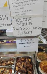 Restoran diberi tempoh dua hari perjelas sotong manis harga kayangan