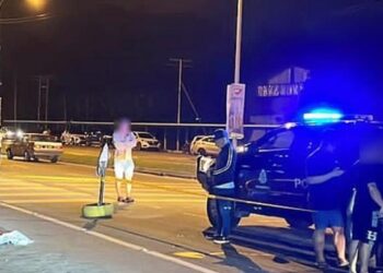 MANGSA maut ditetak dan ditikam di hadapan lampu isyarat Jalan Penampang-Kota Kinabalu hari ini-Ihsan PDRM