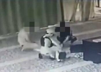 TANGKAP layar daripada rakaman CCTV menunjukkan tiga lelaki mencuri duit dari tabung sebuah masjid di daerah ini, Ahad lalu.