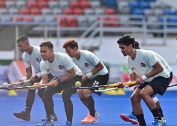 SKUAD hoki negara menjalani latihan menjelang kelayakan Sukan Olimpik 2024, - IHSAN PERSEKUTUAN HOKI MALAYSIA