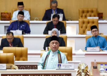 SAARANI Mohamad pada Persidangan Dewan Undangan Negeri Perak di Bangunan Perak Darul Ridzuan di Ipoh - UTUSAN/MUHAMAD NAZREEN SYAH MUSTHAFA