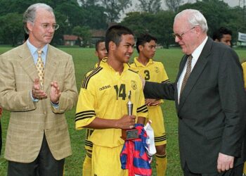 AKMAL Rizal ketika terpilih untuk menyertai latihan di Jerman.-AFP