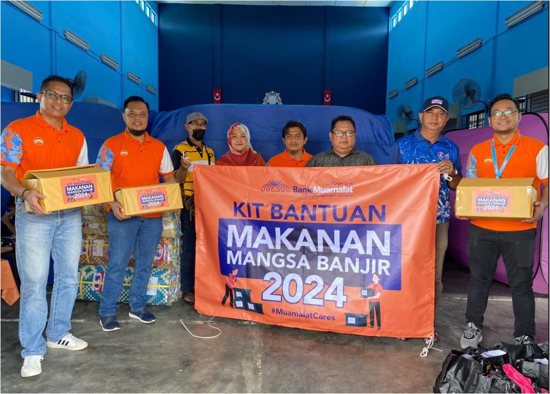 Bank Muamalat bantu mangsa banjir di Johor