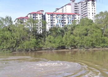 SATU lagi kebocoran dikesan berlaku di saluran paip bawah air di Sungai Perai, Pulau Pinang, hari ini.