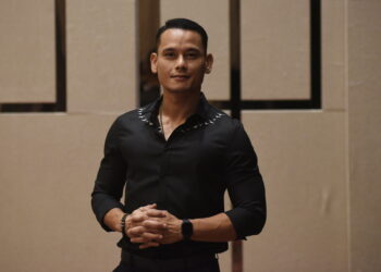 PETALING JAYA 10 Okt 2023 -Aidil Aziz pada  Majlis pelancaran filem HARIMAU MALAYA : THE UNTOLD JOURNEY arahan Dato’ Afdlin Shauki yang diadakan di Sheraton Hotel pada hari ini. / M Firdaus M Johari