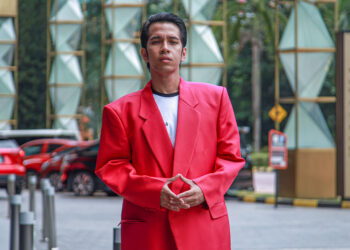 SHAH ALAM 6 SEPTEMBER 2023- Sesi Fotografi bersama penyanyi, Naim Daniel pada sidang media Konsert Patah Hati di Bandar Utama Petaling Jaya di sini, hari ini. Foto: ISKANDAR ISHAK