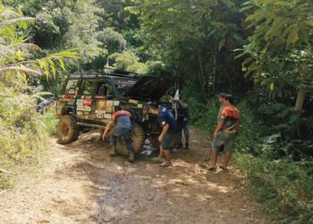 LALUAN dari Kampung Buayan ke Pekan Donggongon, Penampang