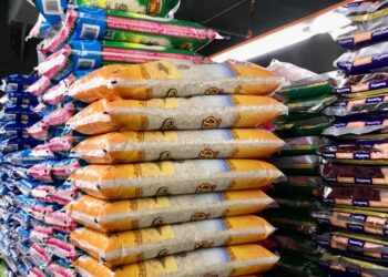 KERAJAAN memperkenalkan beras putih Malaysia Madani yang akan dijual dengan harga RM30 bagi kampit 10 kilogram (kg). - GAMBAR HIASAN