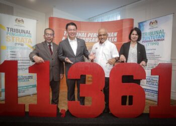 NGA Kor Ming pada sidang media Pencapaian Tribunal Perumahan dan Pengurusan Strata (TPPS) Tahun 2023 di Putrajaya- UTUSAN/FAIZ ALIF ZUBIR